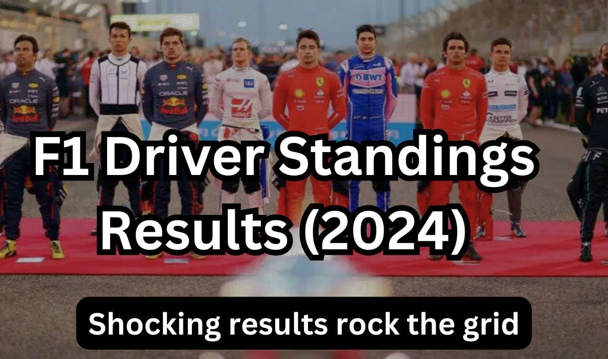 F1 Driver Standings Results 2024: Shocking results rock the grid